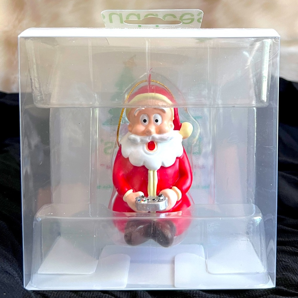 Tree Buddees Gamer Santa Claus Video Gaming Christmas Ornament